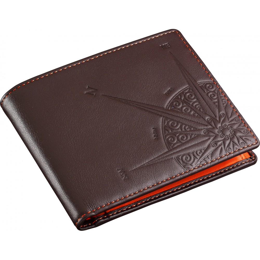 Zancan Portafoglio Zancan in pelle con interni colorati