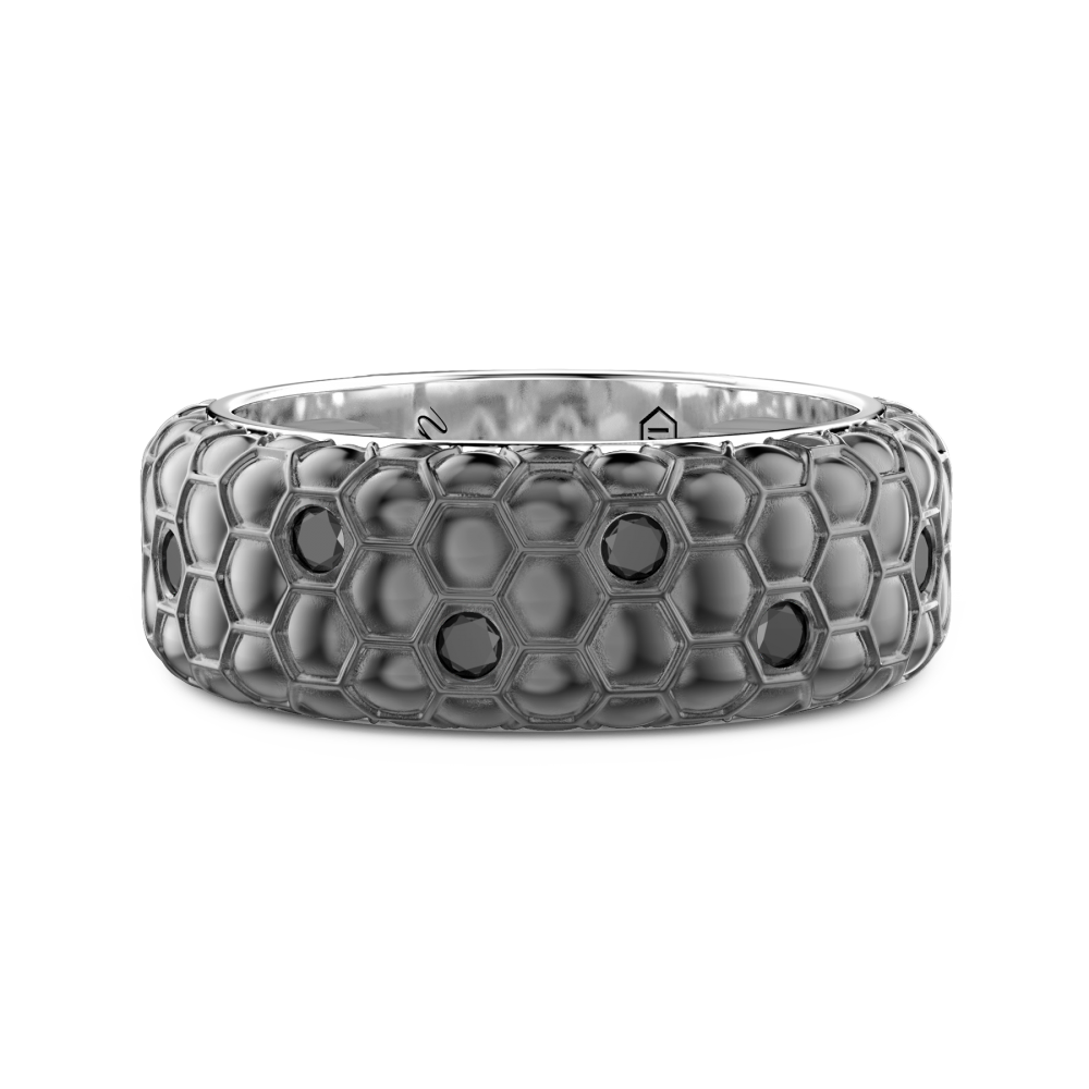 Zancan Anello a fascia Zancan in argento