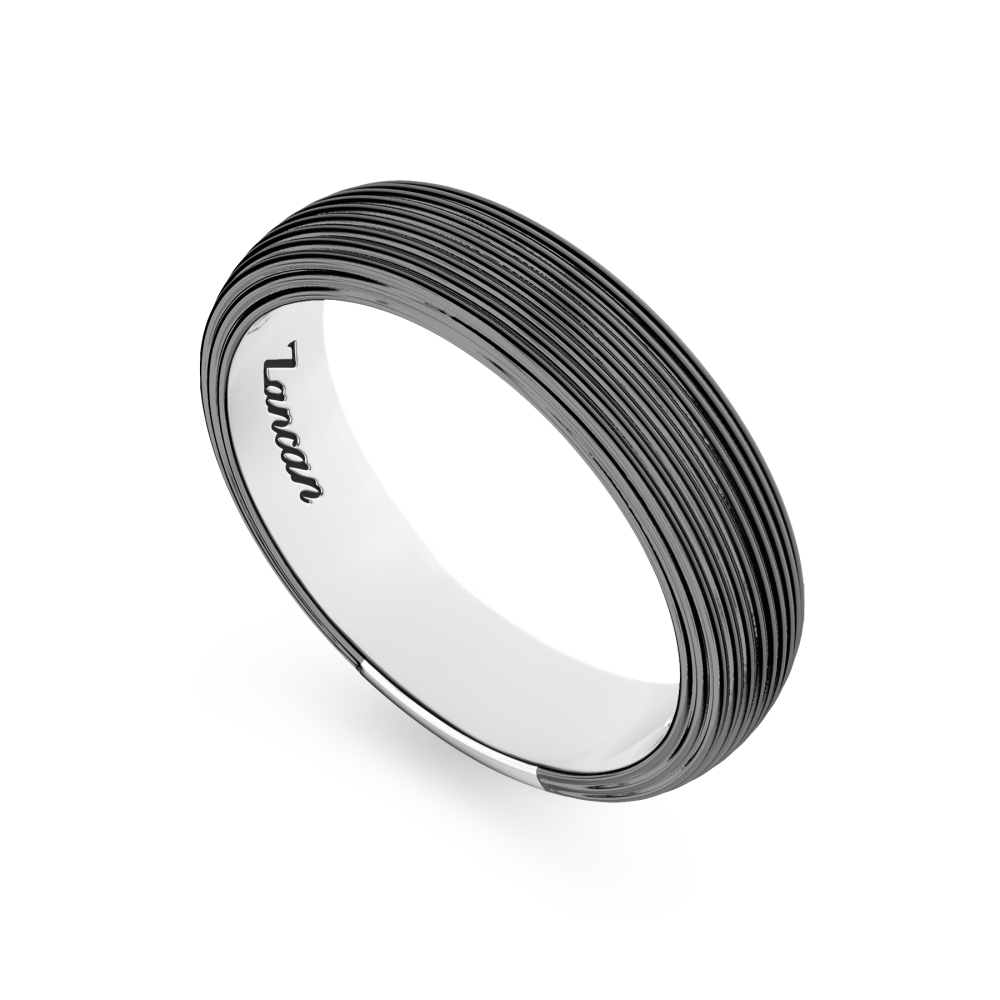 Zancan Anello A Fede Zancan In Argento Brunito