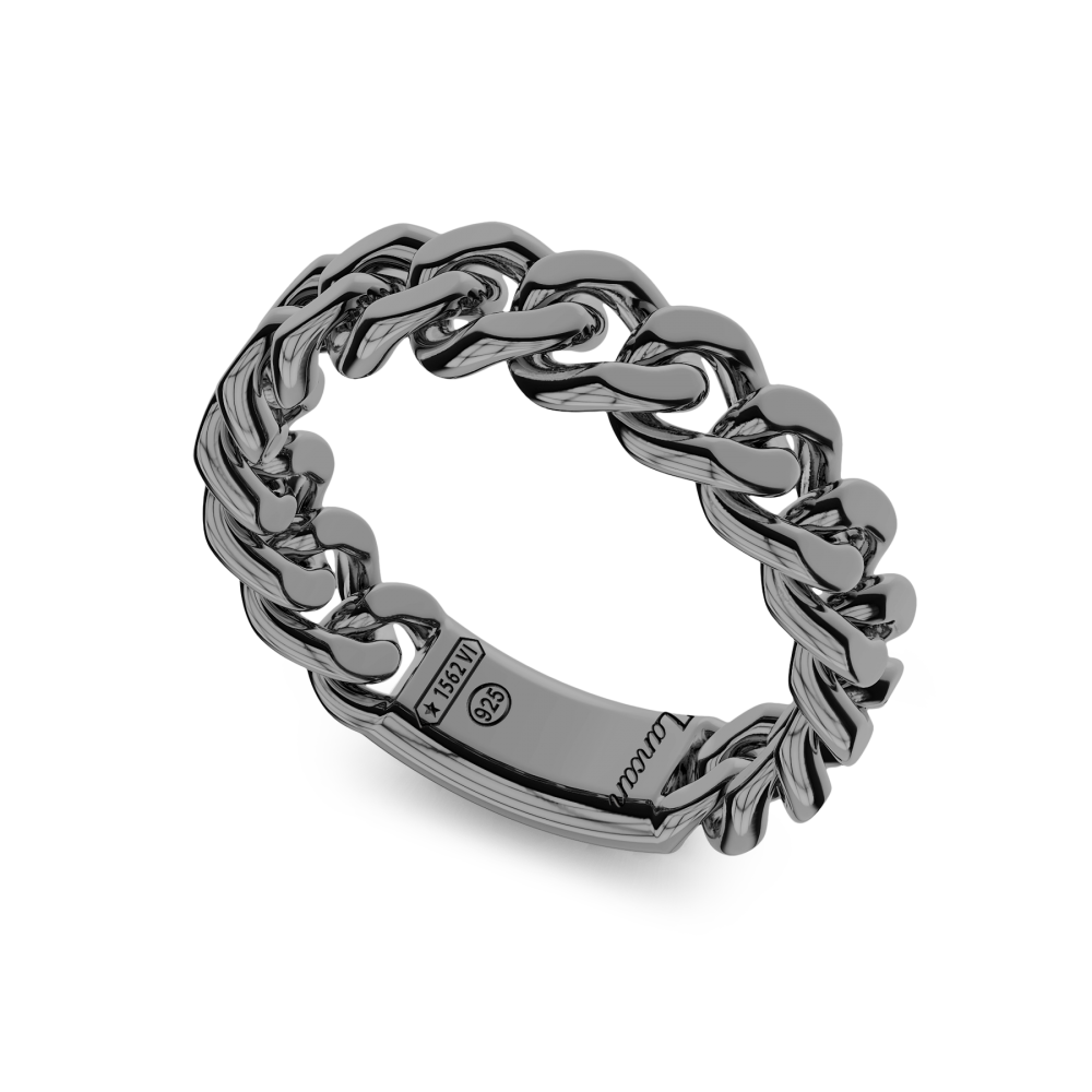 Zancan Anello A Grumette Zanca In Argento