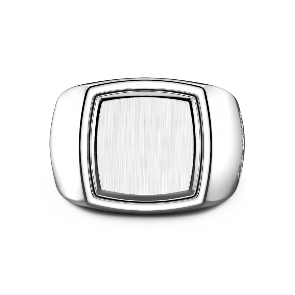 Zancan Anello chavlier Zancan in argento esagonale