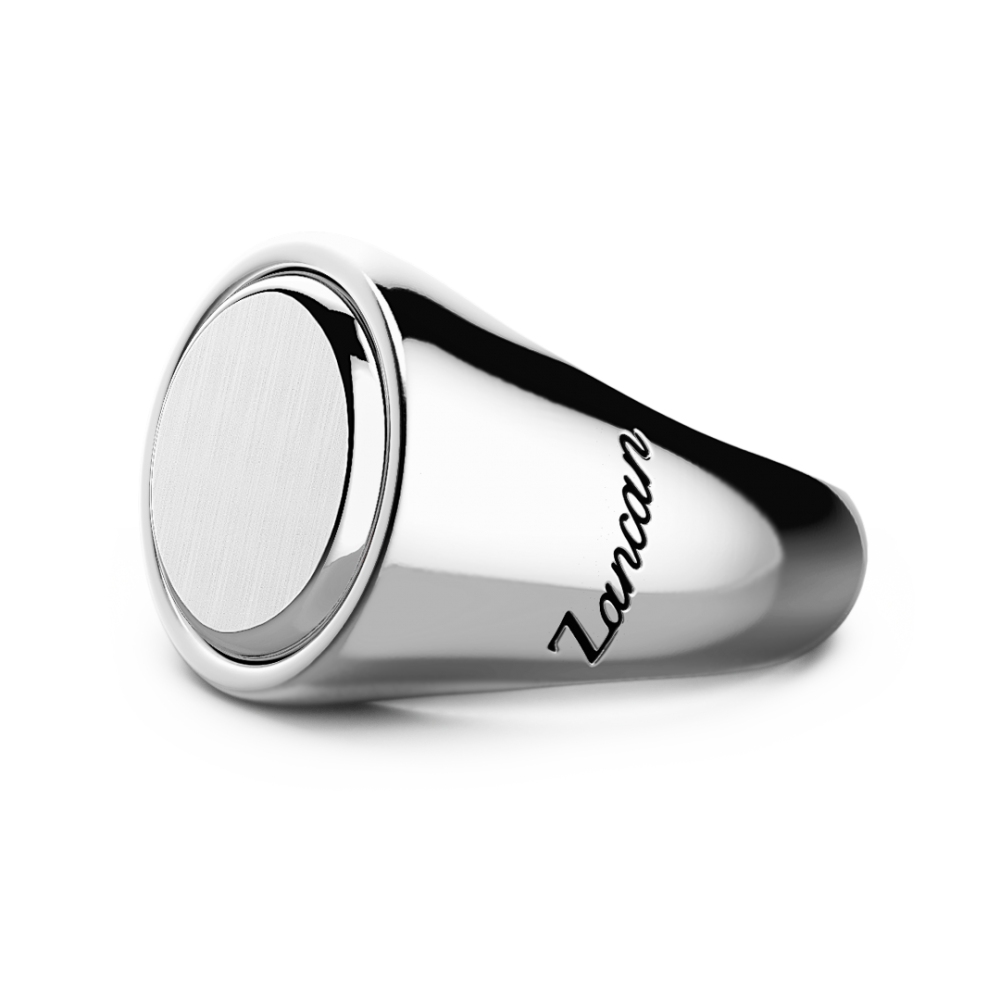 Zancan Anello Chavlier Zancan In Argento Rotondo