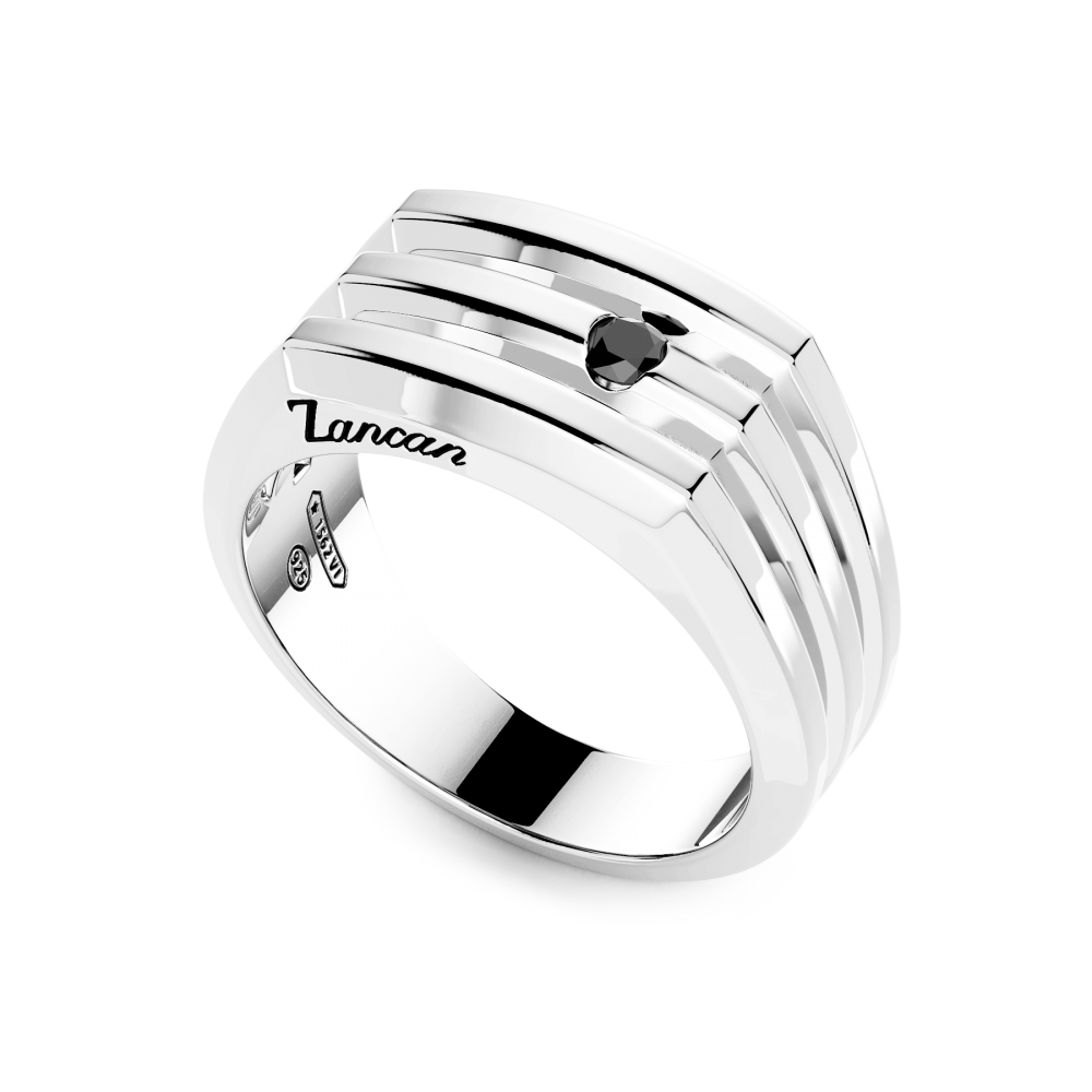 Zancan Anello Chevalier Zancan In Argento