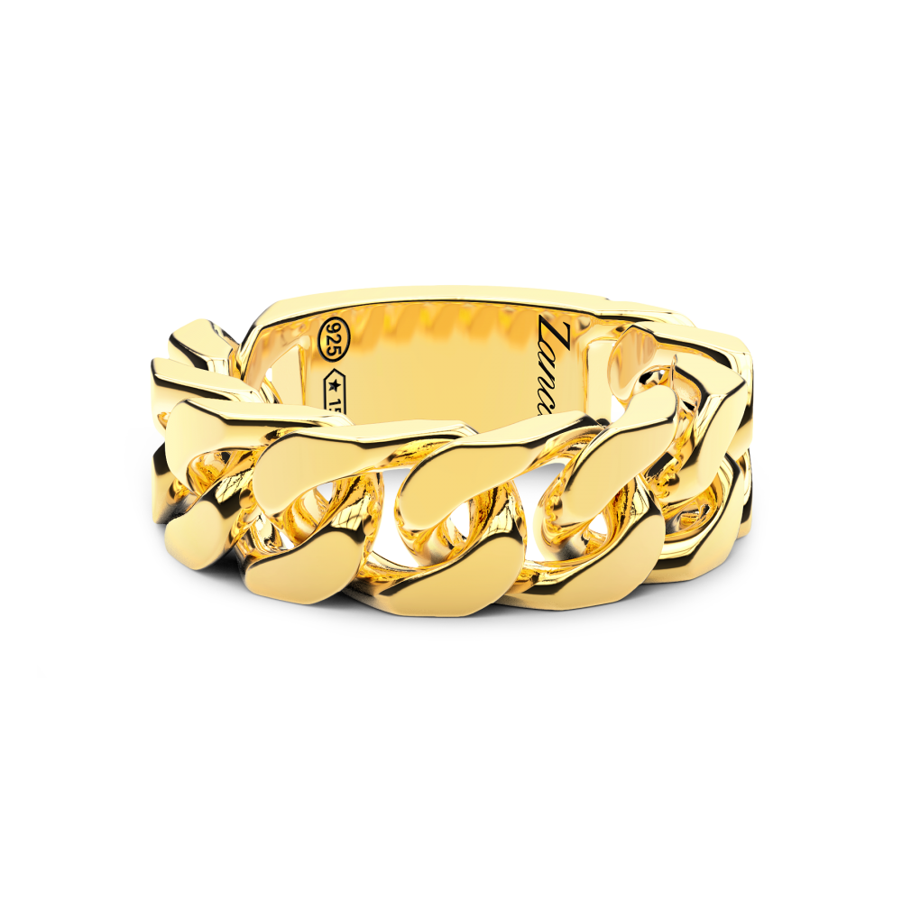 Zancan Anello in argento con groumette