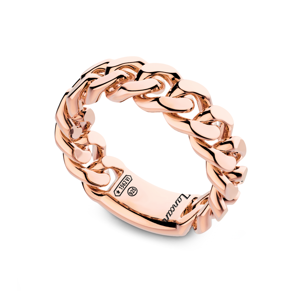 Zancan Anello In Argento Con Groumette