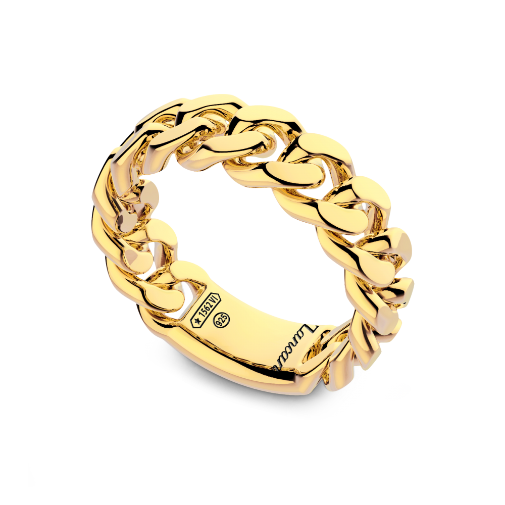 Zancan Anello In Argento Con Groumette