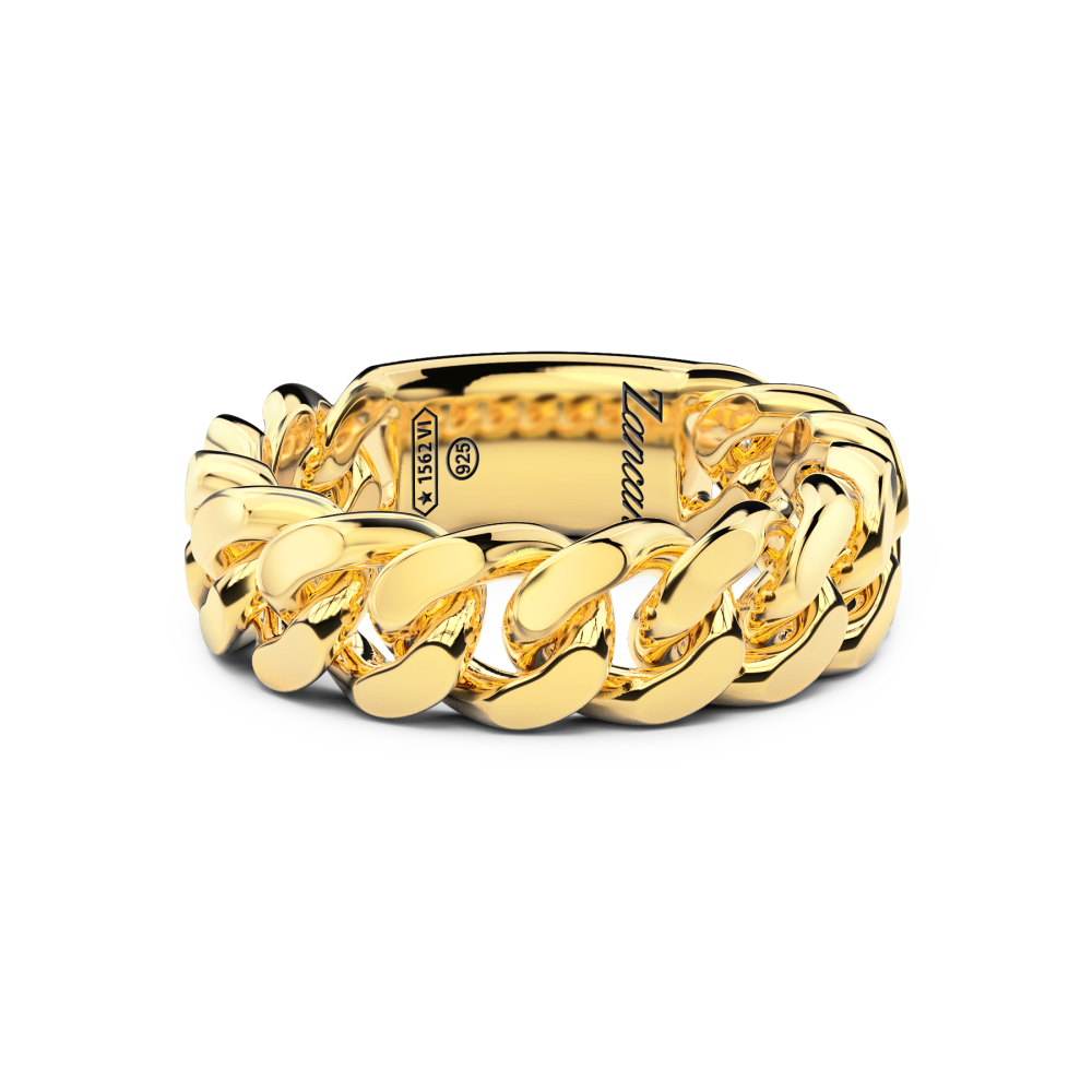 Zancan Anello in argento con groumette