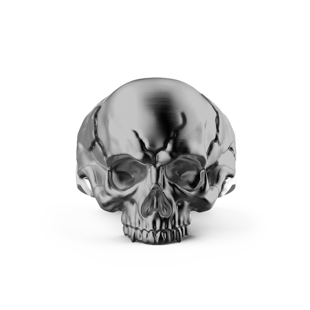 Zancan Anello teschio Zancan in argento