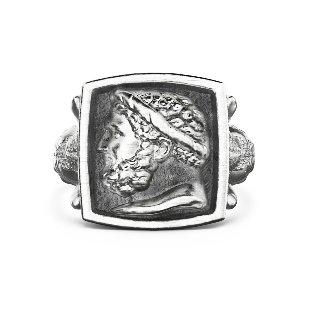 Zancan Anello Zancan in argento con adone