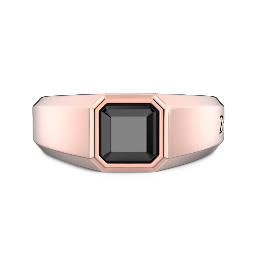 Zancan Anello Zancan in oro 18kt con diamante nero