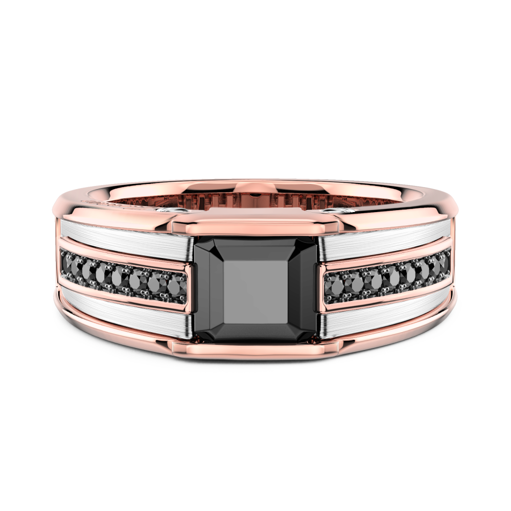 Zancan Anello Zancan in oro 18kt con diamante nero