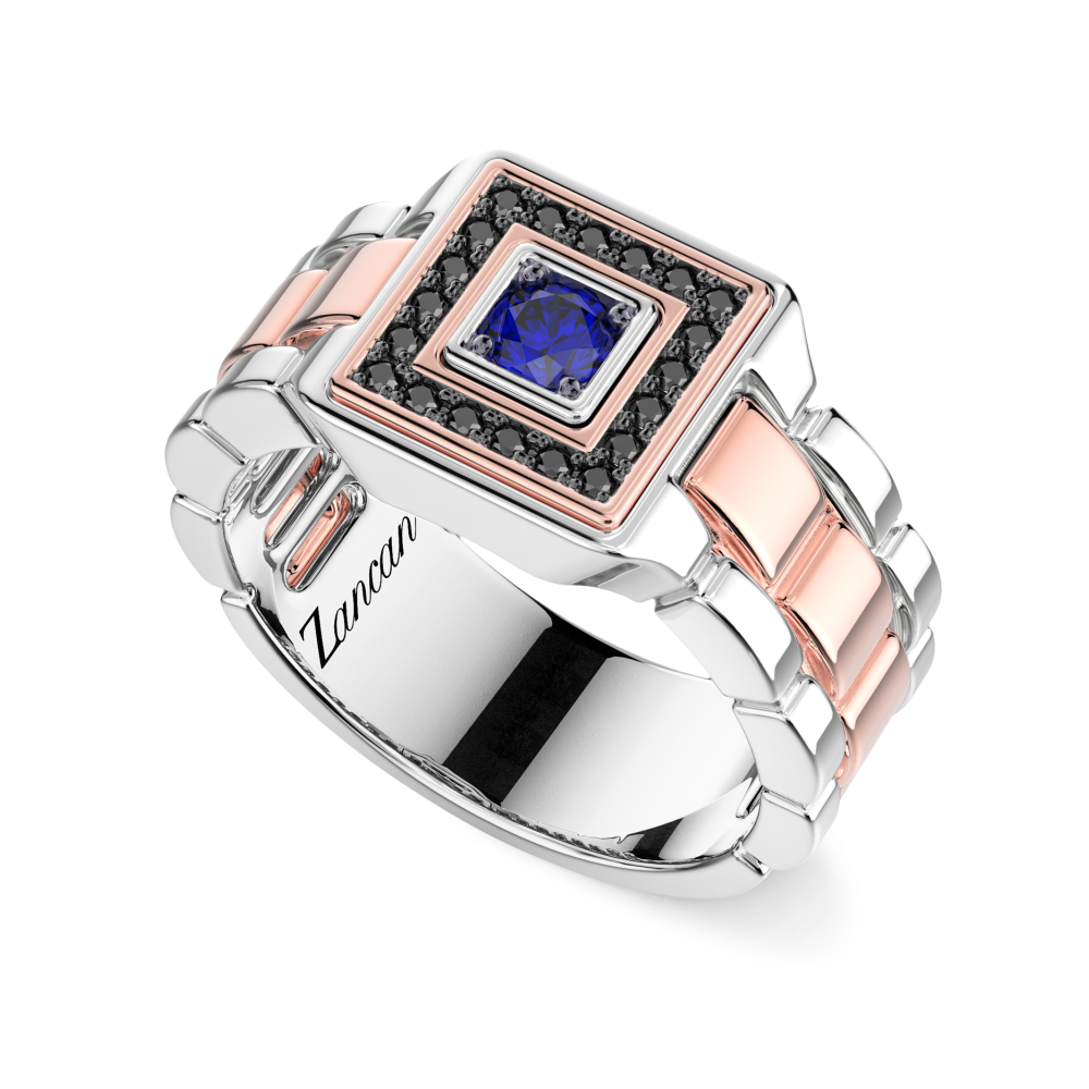 Zancan Anello Zancan In Oro 18kt Con Diamanti