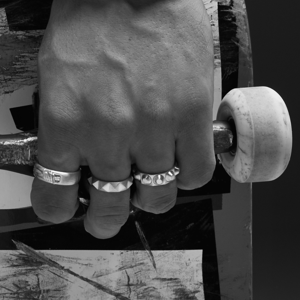 Zancan Anello Zancan Studio In Argento