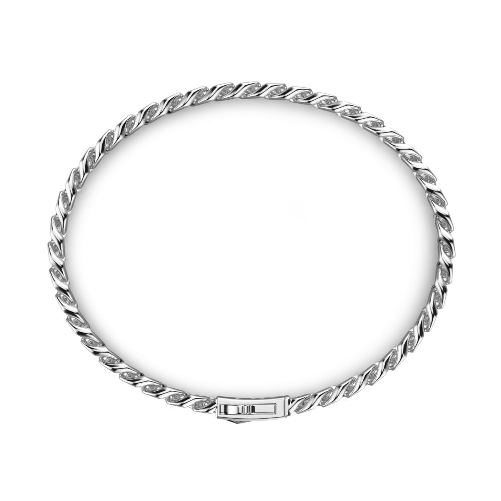 Zancan Bracciale A Grumette Zanca In Argento