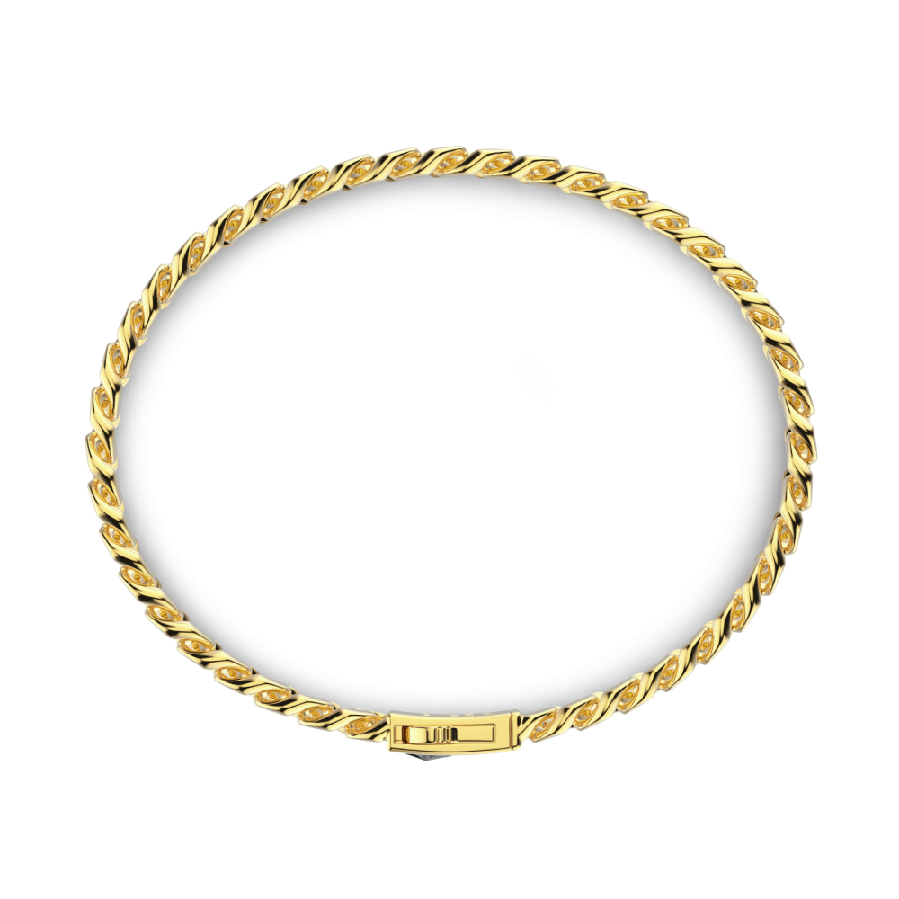 Zancan Bracciale A Grumette Zanca In Argento