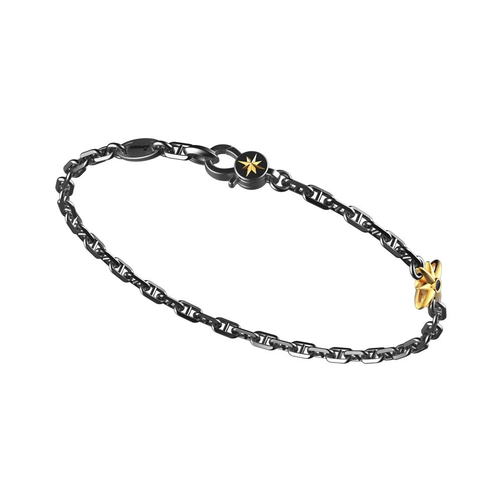 Zancan Bracciale in argento con rosa dei venti