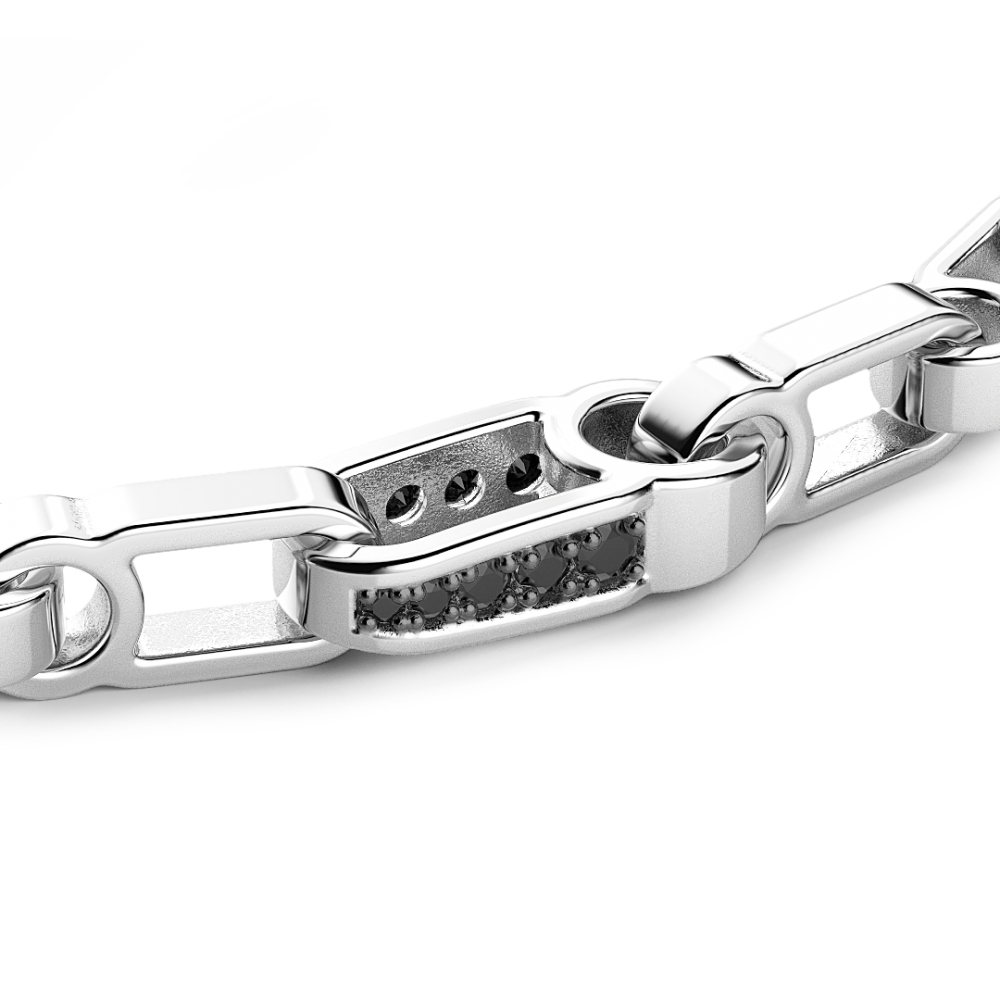 Zancan Bracciale Solo Maglia Zancan In Argento