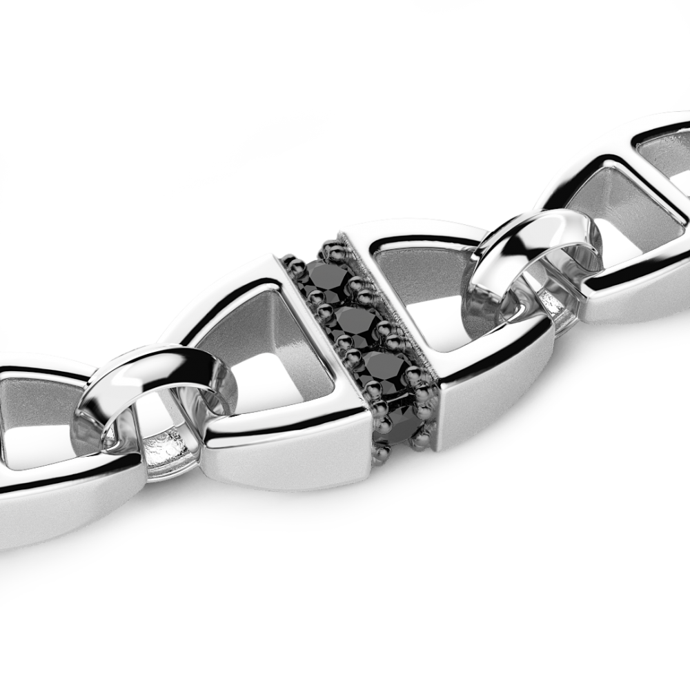 Zancan Bracciale Solo Maglia Zancan In Argento