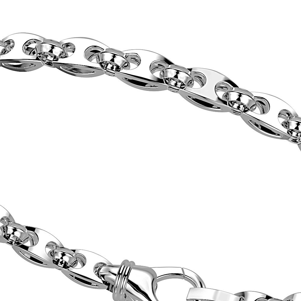 Zancan Bracciale Solo Maglia Zancan In Argento