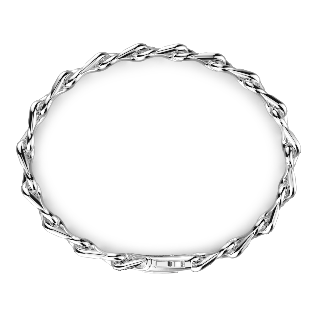 Zancan Bracciale Solo Maglia Zancan In Argento