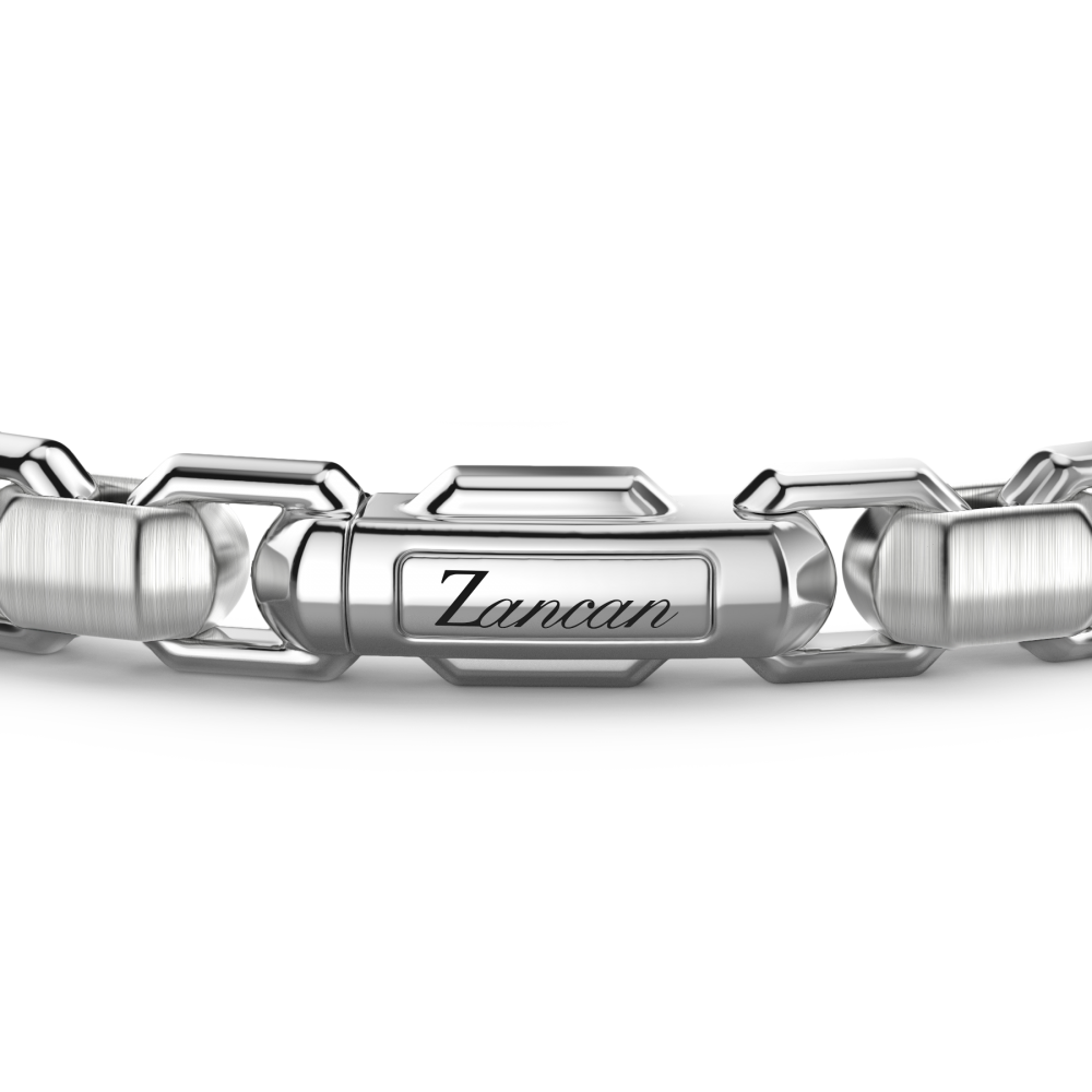 Zancan Bracciale Solo Maglia Zancan In Argento