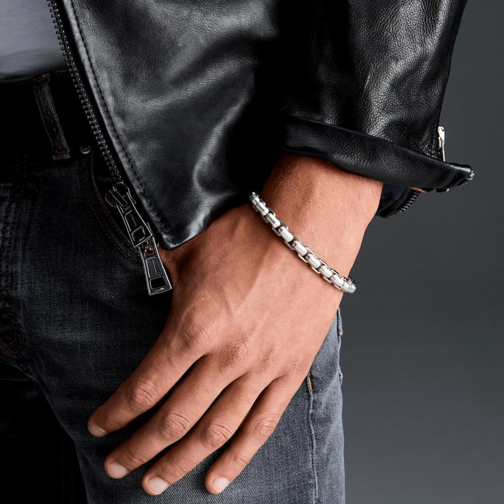 Zancan Bracciale Solo Maglia Zancan In Argento