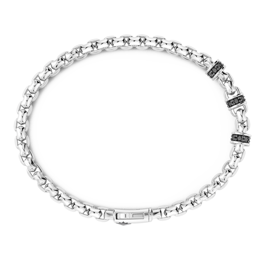 Zancan Bracciale Solo Maglia Zancan In Argento