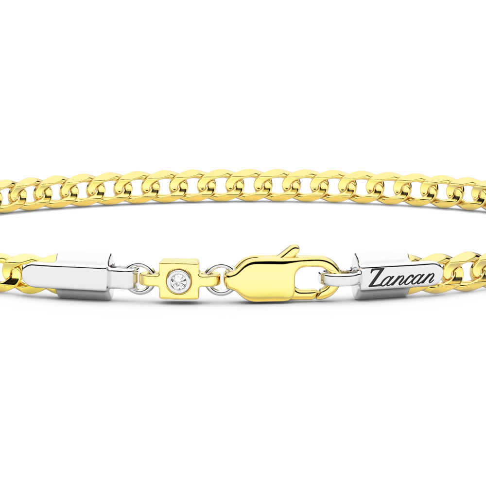 Zancan Bracciale Solo Maglia Zancan In Oro 18kt