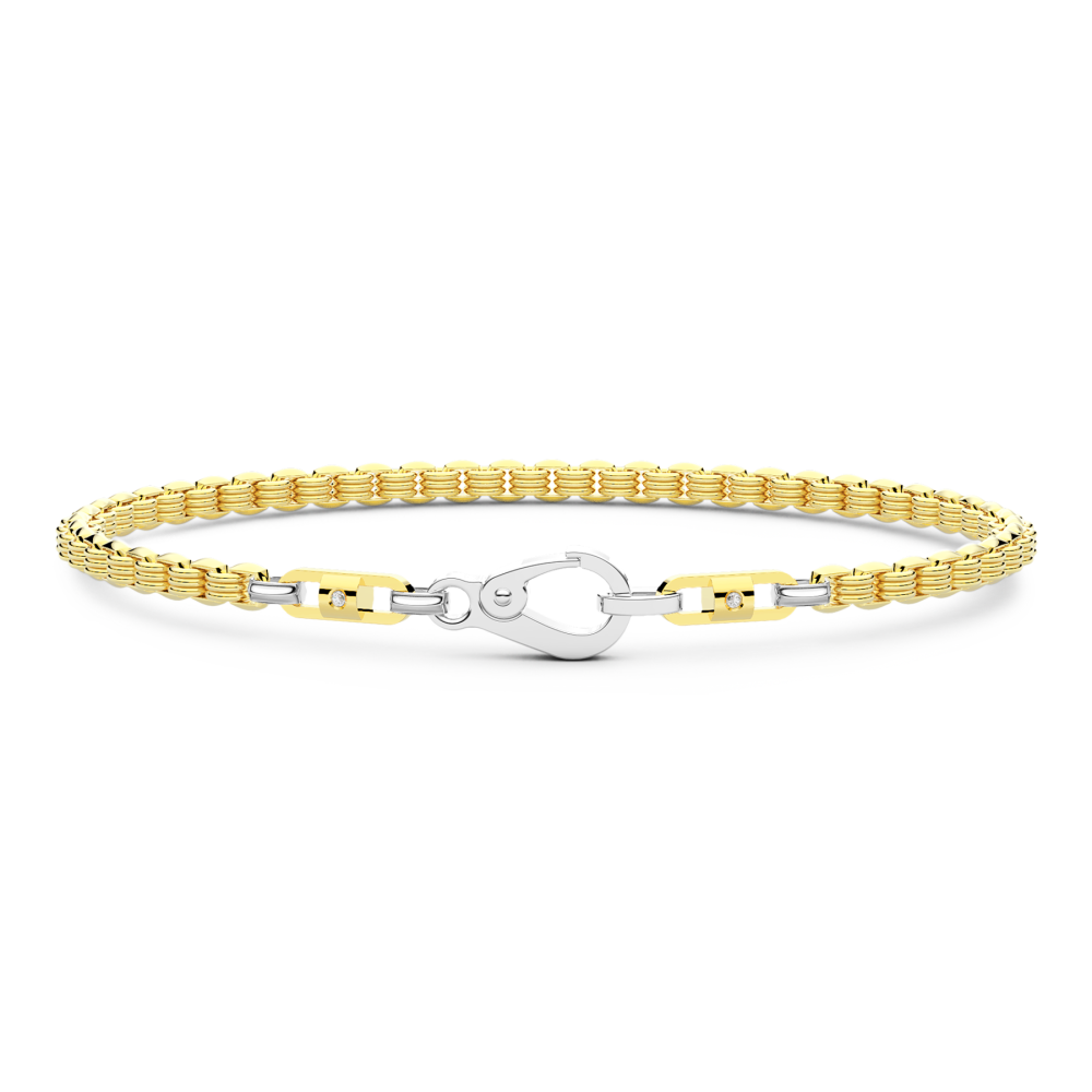Zancan Bracciale Solo Maglia Zancan In Oro 18kt