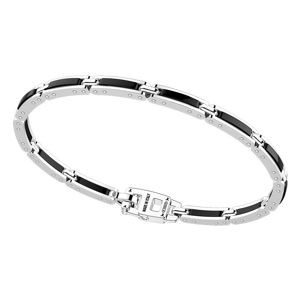 Zancan Bracciale Zancan in argento e ceramica