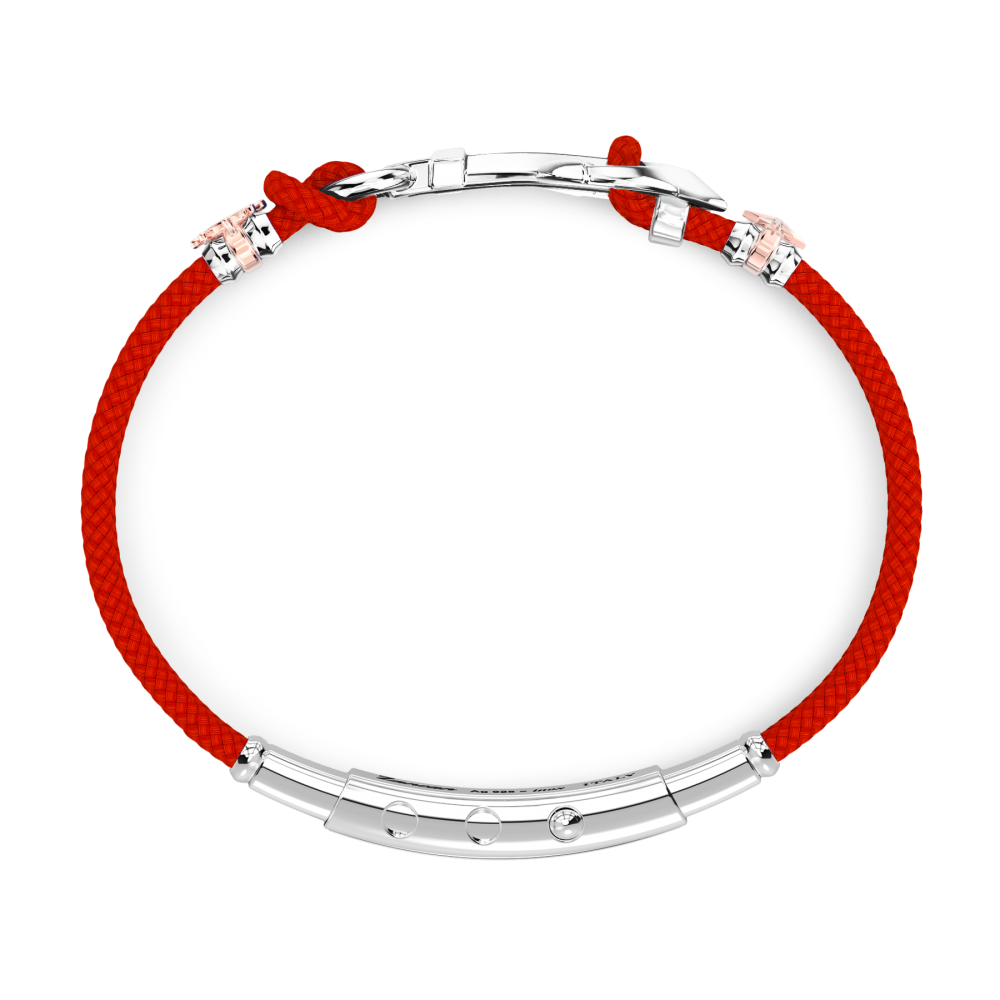 Zancan Bracciale Zancan In Kevlar Con Ancora