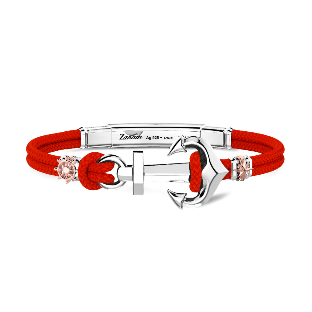 Zancan Bracciale Zancan in kevlar con ancora