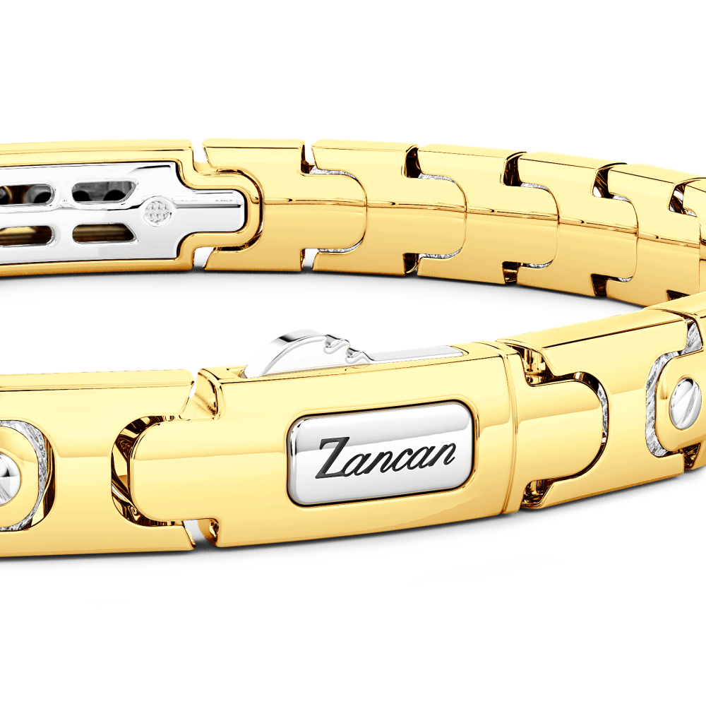 Zancan Bracciale Zancan In Oro 18kt Con Diamanti