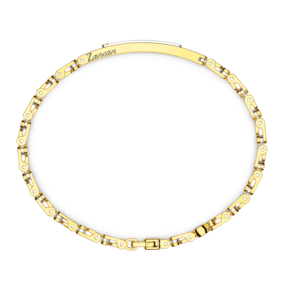 Zancan Bracciale Zancan In Oro 18kt Con Diamanti