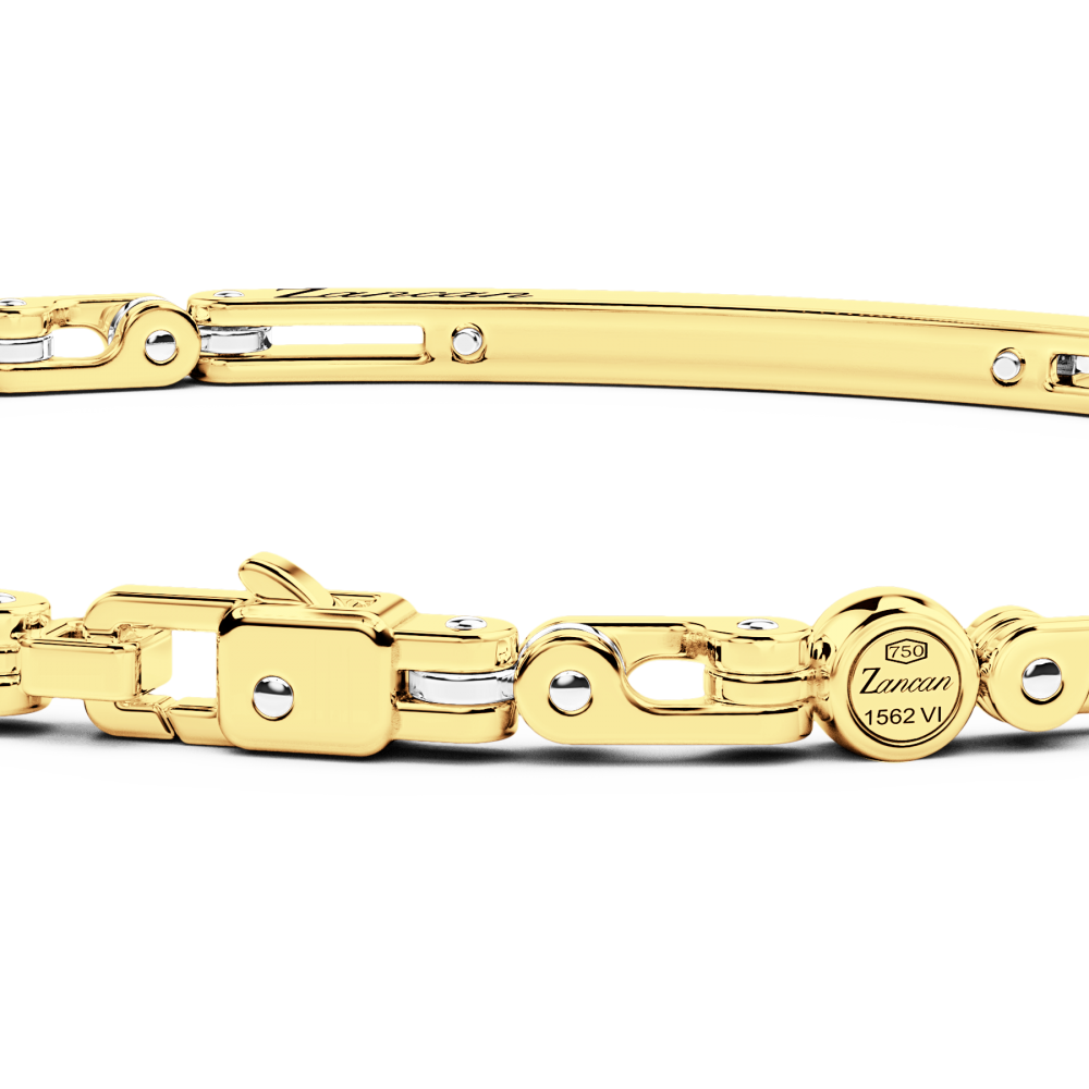Zancan Bracciale Zancan In Oro 18kt Con Diamanti