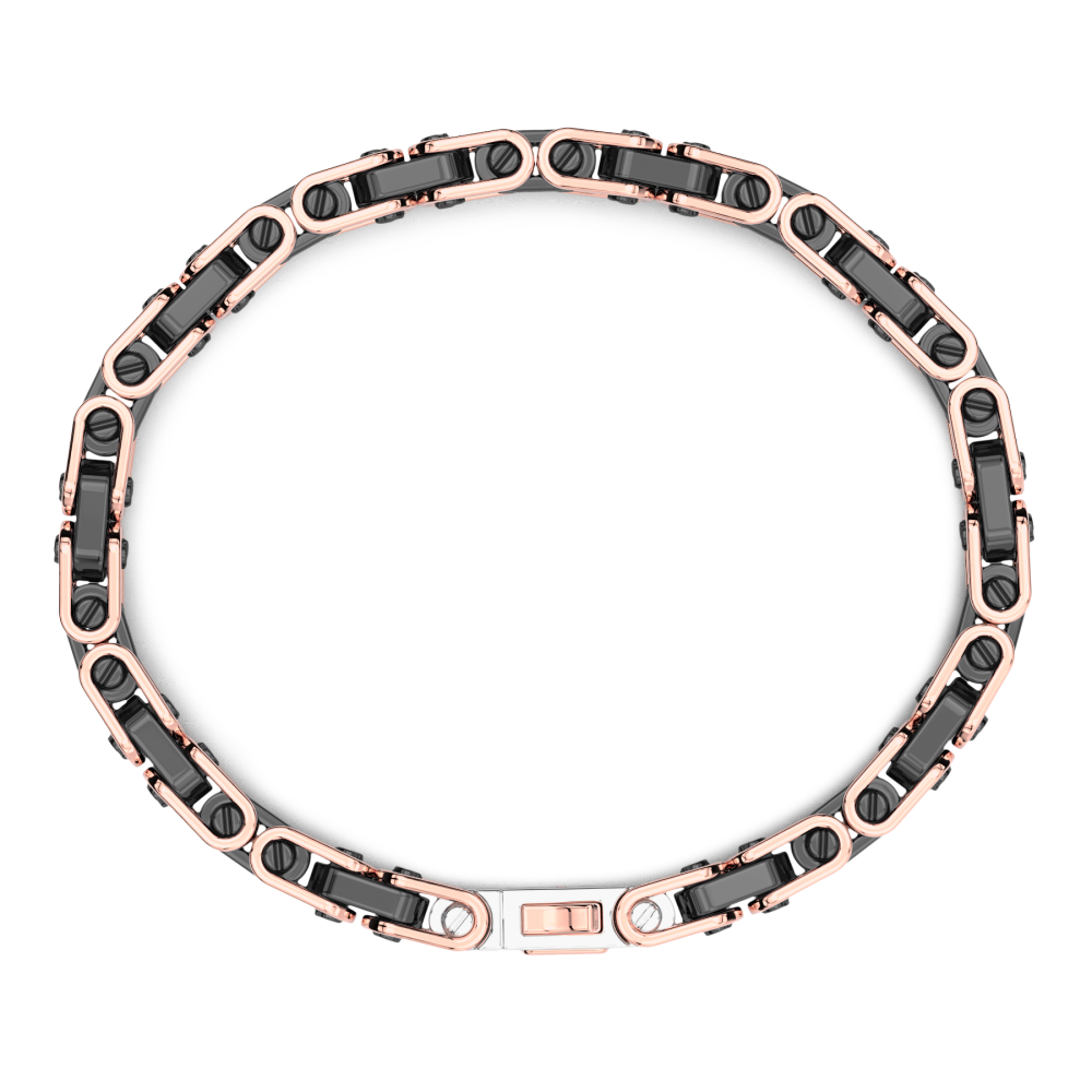 Zancan Bracciale Zancan In Oro 18kt E Ceramica