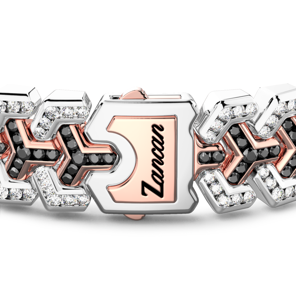 Zancan Bracciale Zancan In Oro 18kt E Diamanti
