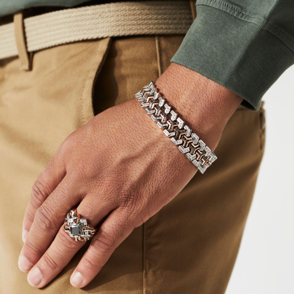 Zancan Bracciale Zancan In Oro 18kt E Diamanti