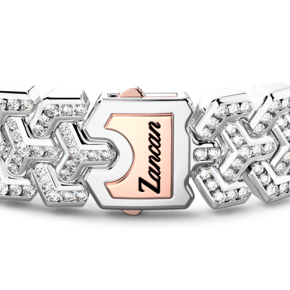 Zancan Bracciale Zancan In Oro 18kt E Diamanti