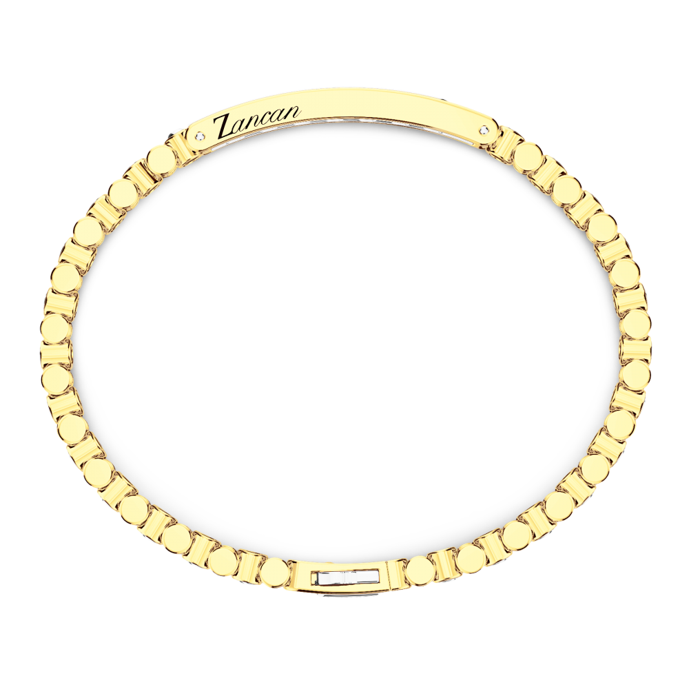 Zancan Bracciale Zancan In Oro 18kt E Diamanti