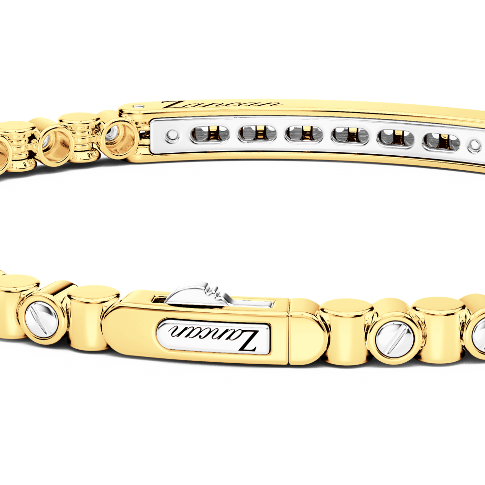 Zancan Bracciale Zancan In Oro 18kt E Diamanti