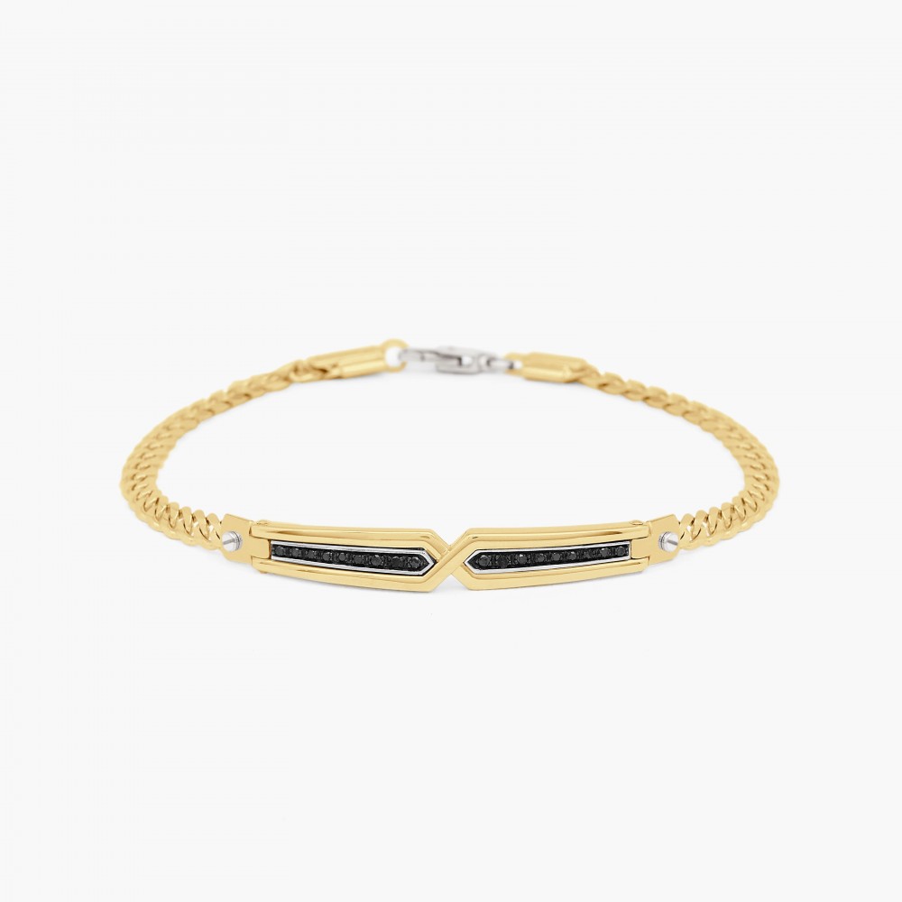 Zancan Bracciale Zancan in oro giallo con diamanti
