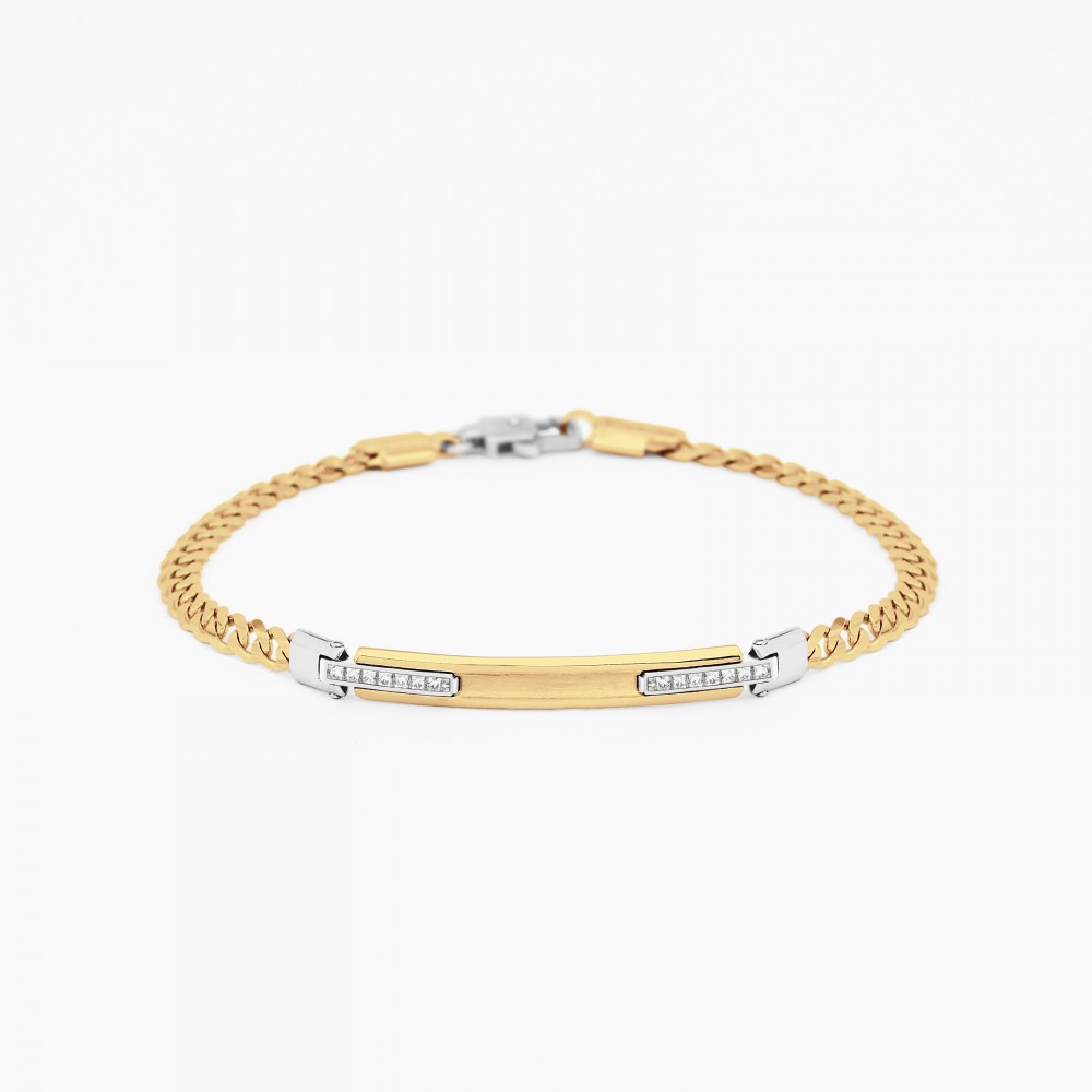 Zancan Bracciale Zancan in oro giallo con diamanti