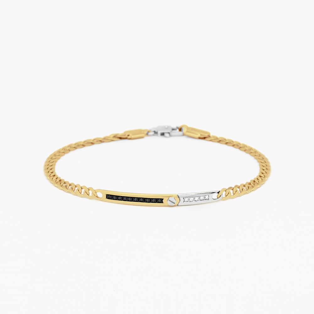 Zancan Bracciale Zancan in oro giallo con diamanti