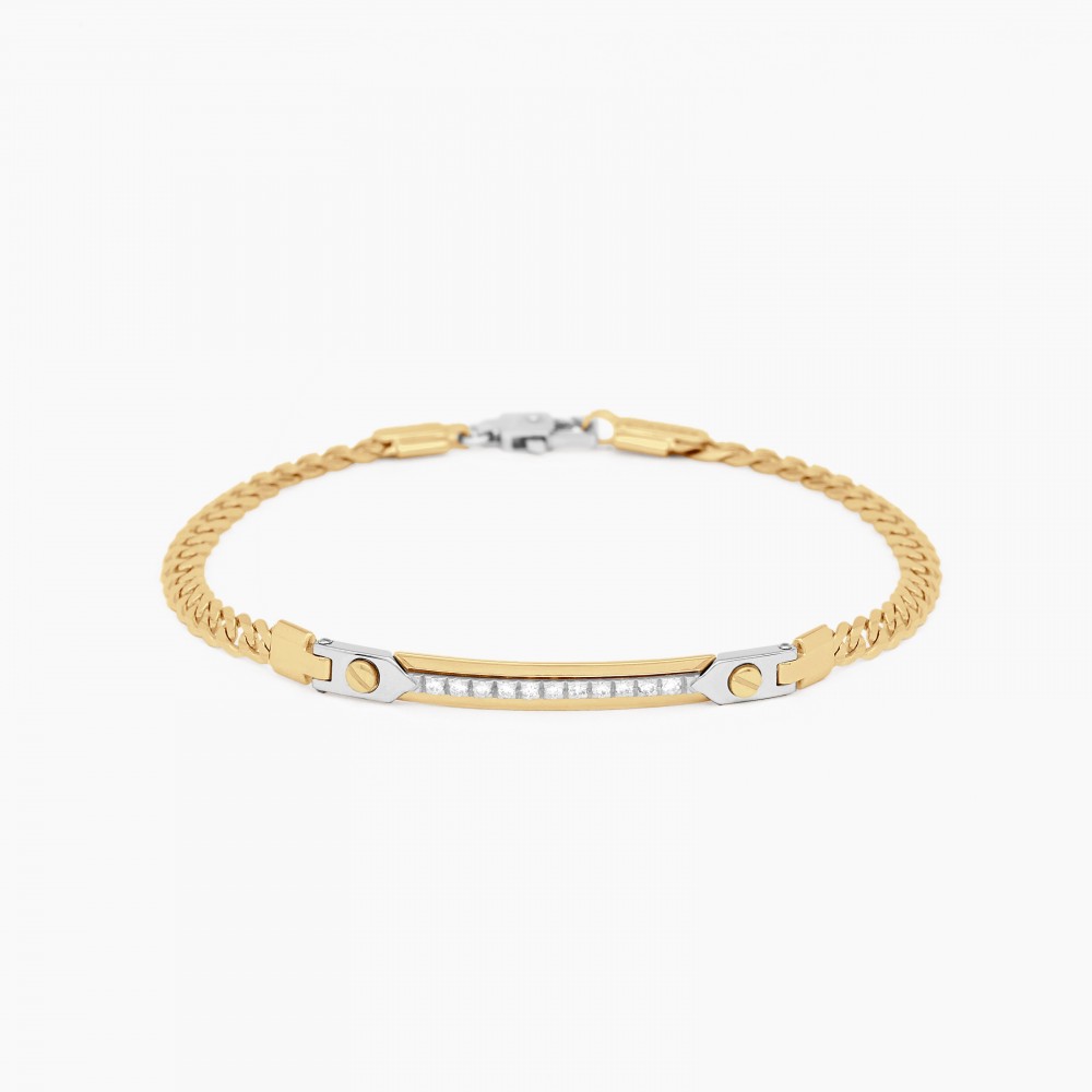 Zancan Bracciale Zancan in oro giallo con diamanti