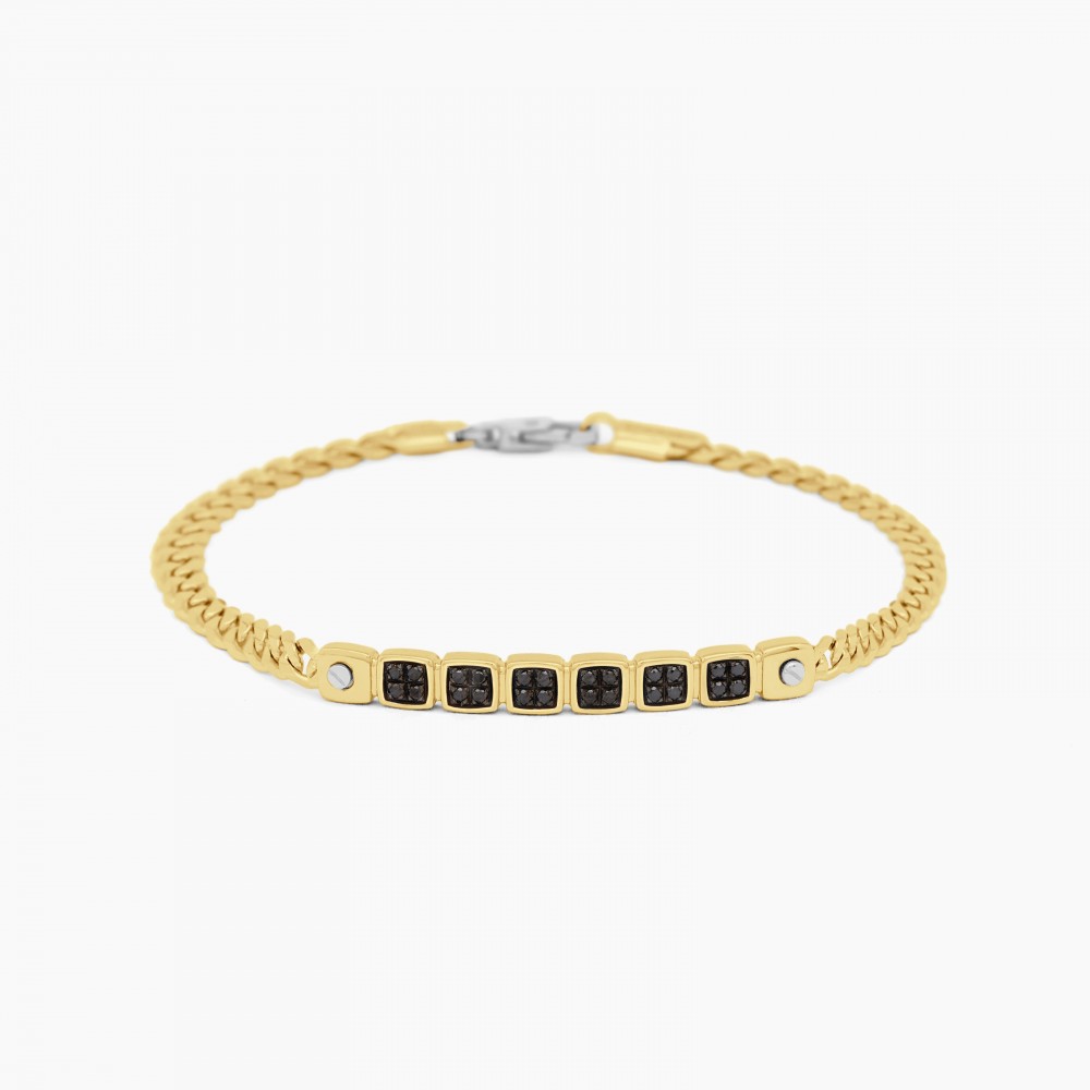 Zancan Bracciale Zancan in oro giallo con diamanti