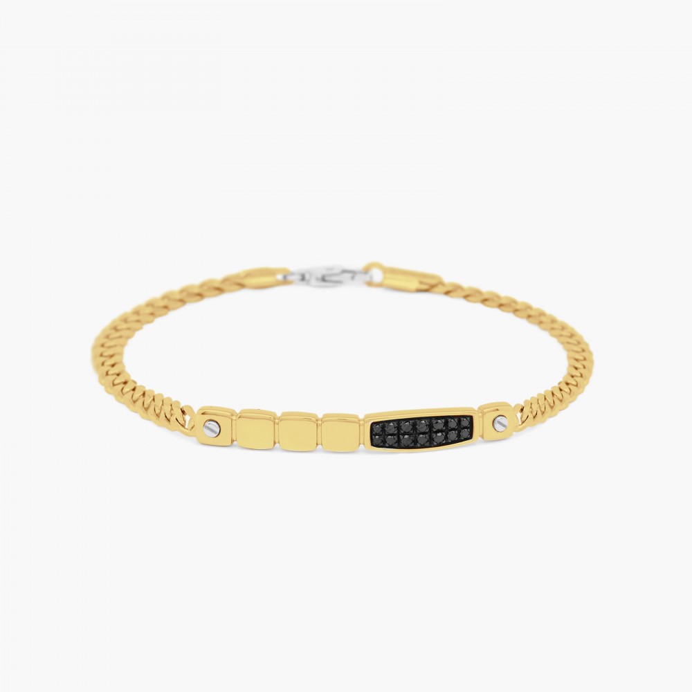 Zancan Bracciale Zancan in oro giallo con diamanti