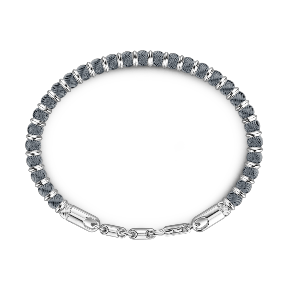 Zancan Bracciale Zancan Morbido In Argento A Sfere