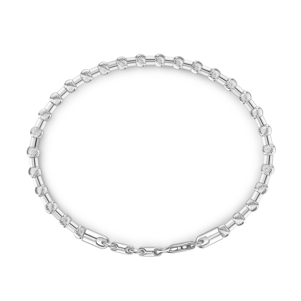 Zancan Bracciale Zancan Morbido In Argento A Sfere
