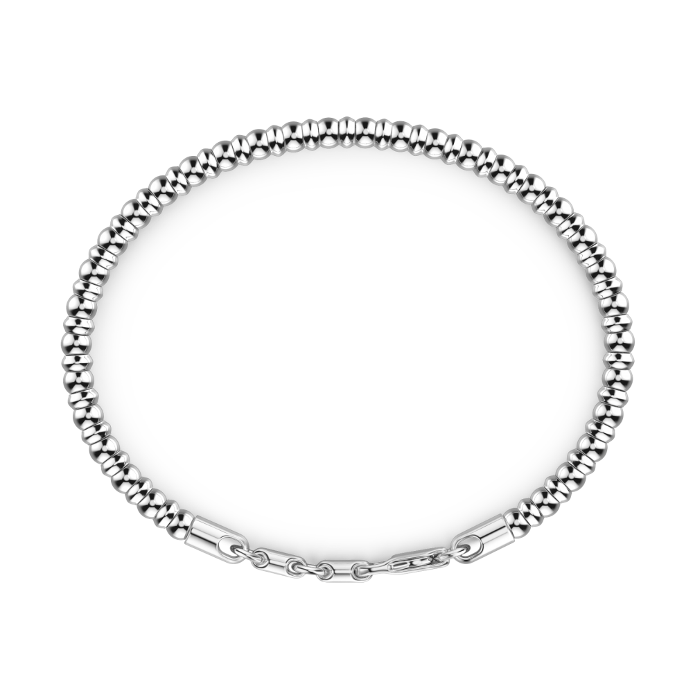 Zancan Bracciale Zancan Morbido In Argento A Sfere